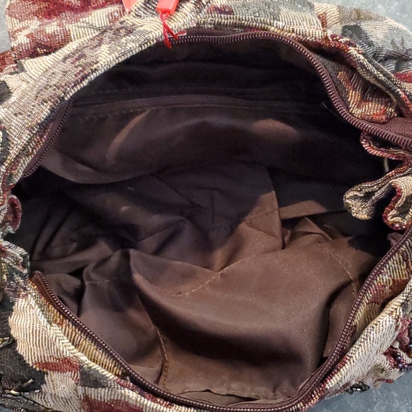 HONG SHI multi color carpet brocade purse - Picture 5 of 6